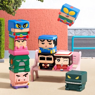 POP MART Crayon Shinchan POP CUBE-3 Series Figures Blind Box Action Toys Collectable Figure Birthday Gift Kid Toy