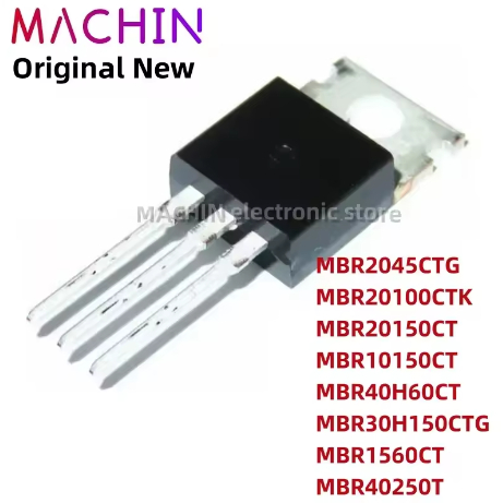 5PCS MBR2045CTG MBR20100CTK MBR20150CT MBR10150CT MBR40H60CT MBR30H150CTG MBR1560CT MBR40250T TO220 
