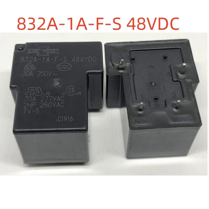 รีเลย์อิเล็กทรอนิกส์ 832A-1AFS 48VDC 4 Pins 30A