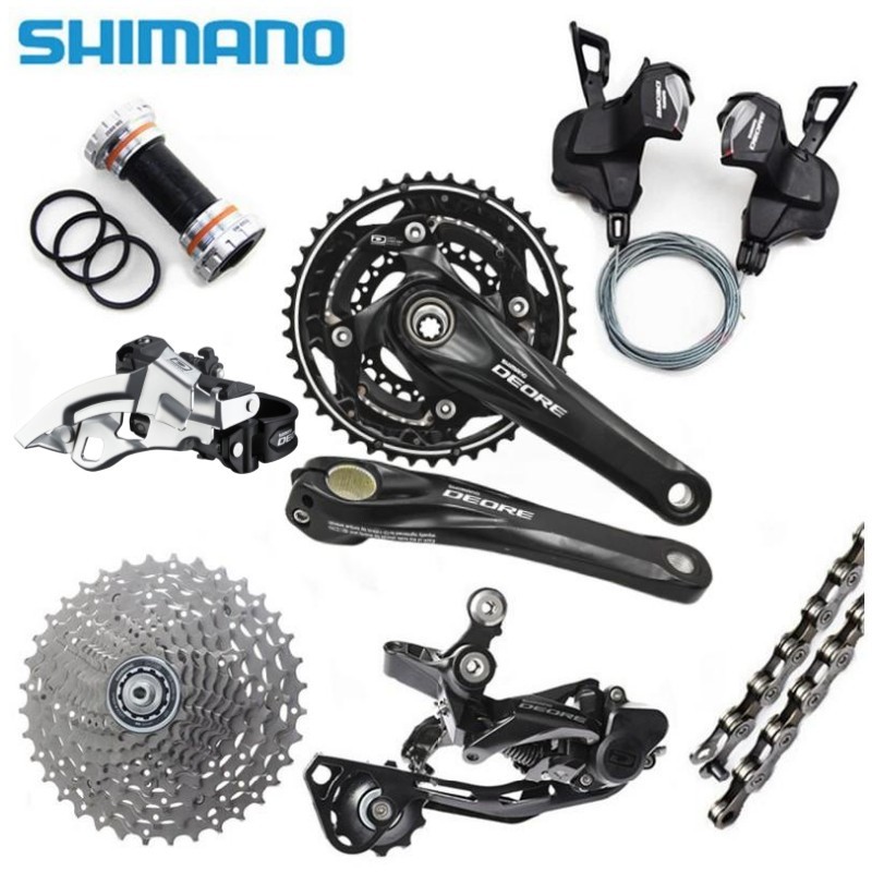Shimano Deore M6000 M610 310 ความเร็ว MTB จักรยาน Groupset SL-M6000 Shifter RD-M6000-SGS ด้านหลัง De