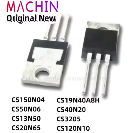 5PCS CS150N04 CS50N06 CS13N50 CS20N65 CS19N40A8H CS40N20 CS3205 CS120N10 TO-220 FET