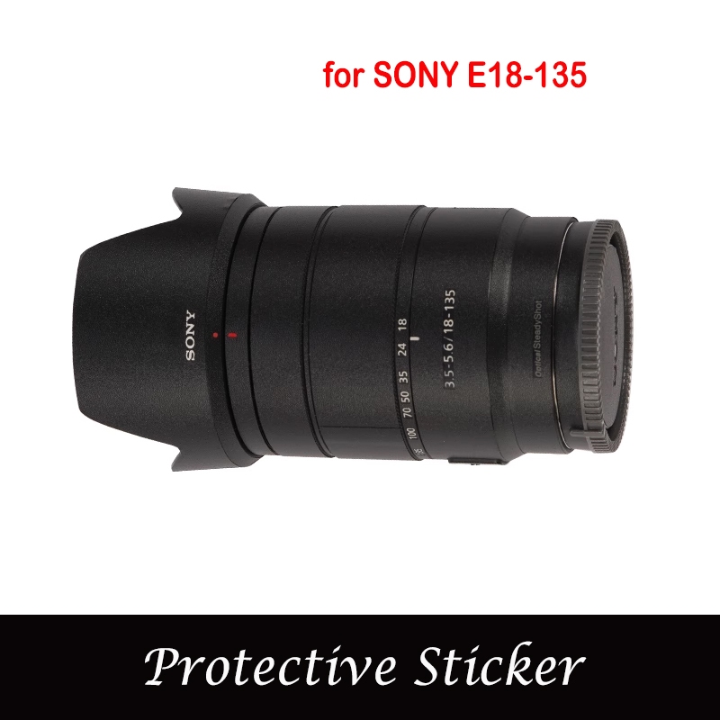 สําหรับ Sony E18-135 เลนส์ป้องกันฟิล์มสําหรับ Sony E 18-135 มม.f3.5-5.6 OSS SEL18135 เลนส์ Decal ผิว