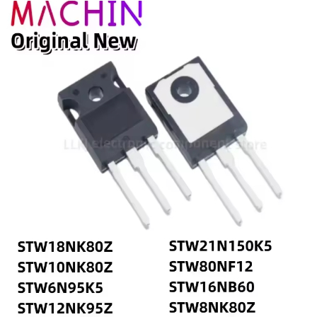 5PCS STW18NK80Z STW10NK80Z STW6N95K5 STW12NK95Z STW21N150K5 STW80NF12 STW16NB60 STW8NK80Z-247T ถึง ถ