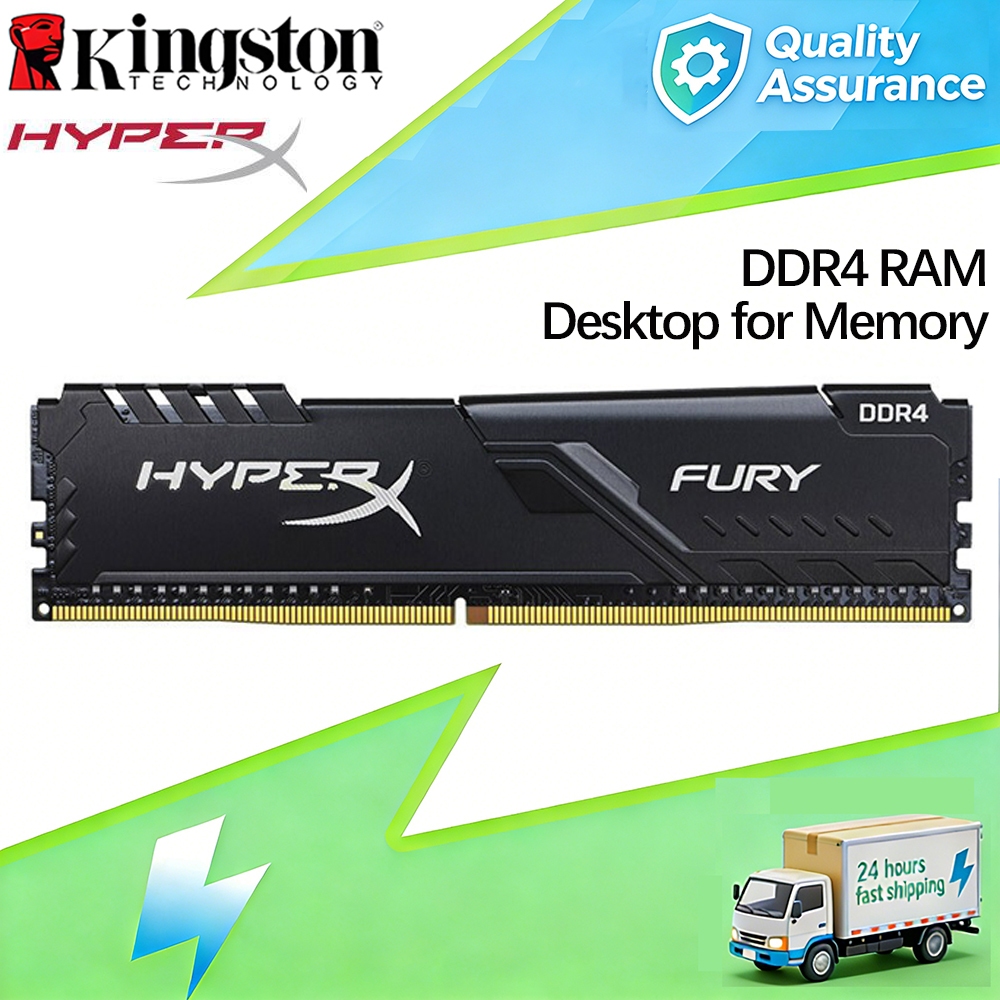 Kingston HyperX Fury DDR4 PC RAM 4GB 8gb 16GB DDR4 2133MHz 2400Mhz 2666Mhz 3200Mhz PC4-17000U หน่วยค