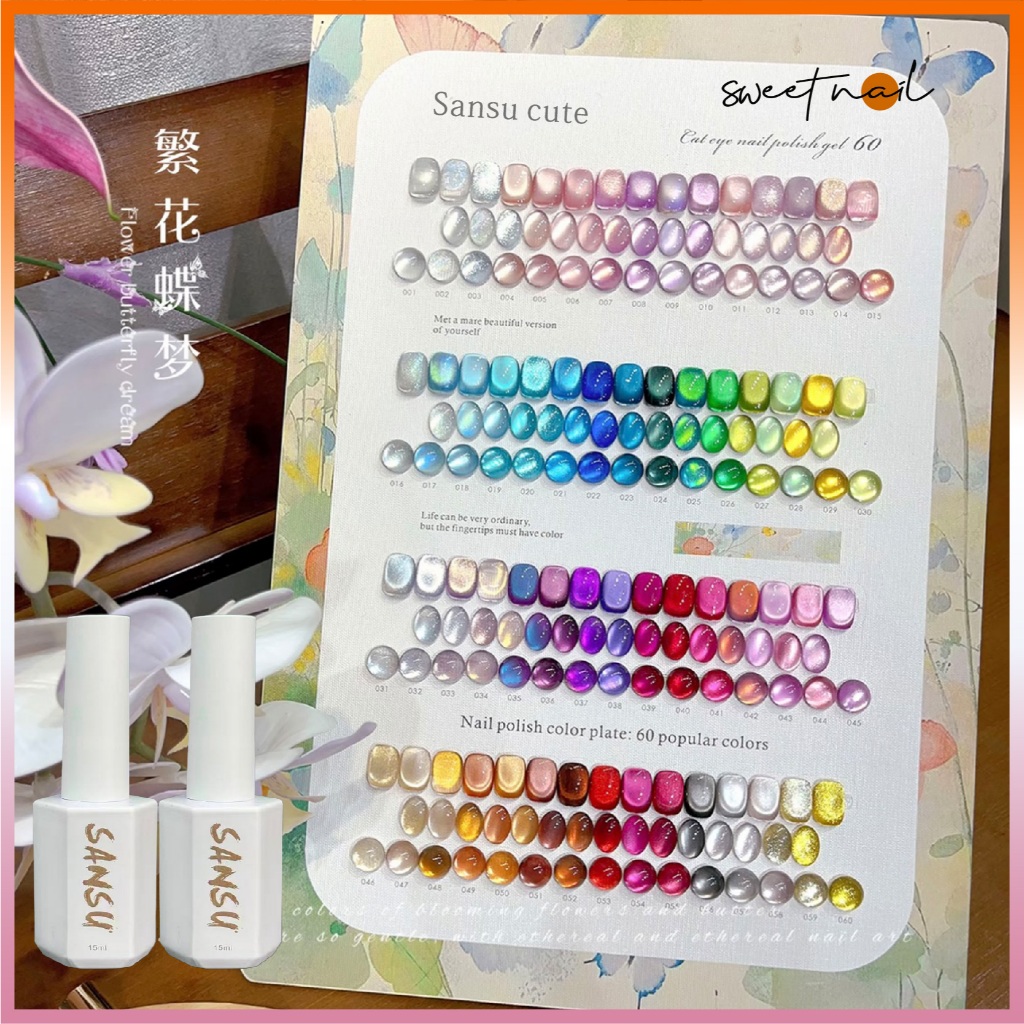 เตรียมจัดส่ง✨60สีลูกปัดแก้วชุดแต่งเล็บตาแมว(ลูกปัดแก้วหลากสีฟรีกระดานสี)หลอดไฟขนาดเล็กลูกปัดแก้วผ้าไหมกาวยาทาเล็บตาแมวชุดแต่งเล็บต้องมียอดนิยม