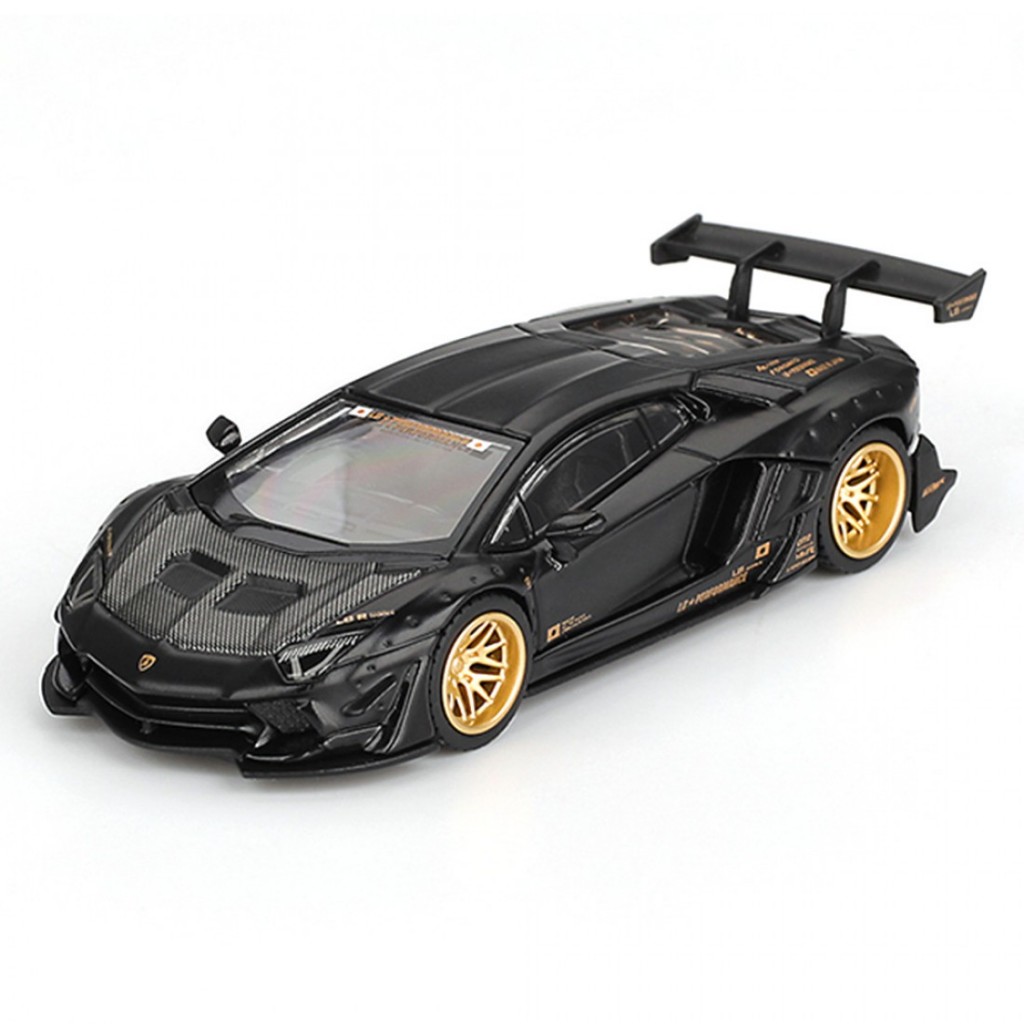 Mini GT MGT01087-L 1087 1/64 LB WORKS Lamborghini Aventador Limited Edition Matte สีดํา LHD Diecast Scale รุ่นรถ