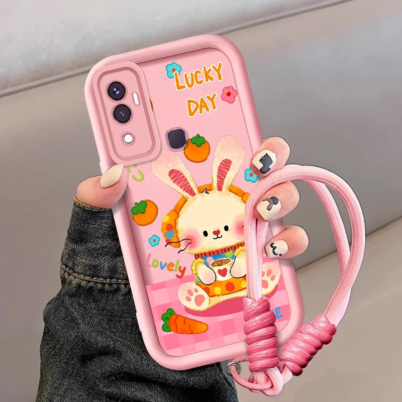 เคสสําหรับ infinix hot 12 play hot 12i hot 12 เคสโทรศัพท์ซิลิโคนฝ้าระดับไฮเอนด์ อุทธรณ์ความงาม น่ารัก และ anti drop soft case ฟรีเชือกประณีต