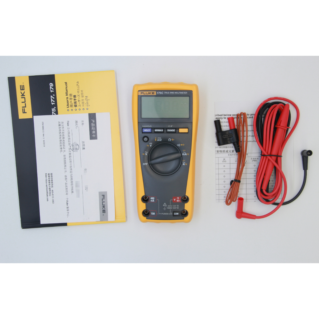 Fluke 179C มัลติมิเตอร์แบบดิจิตอล True-RMS