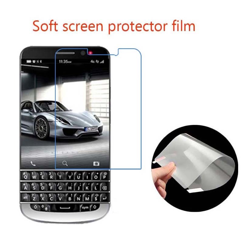 Matte Anti-Glare/Clear HD Soft PET Screen Protector ฟิล์มป้องกันสําหรับ BlackBerry Q20/Classic Q20 โ