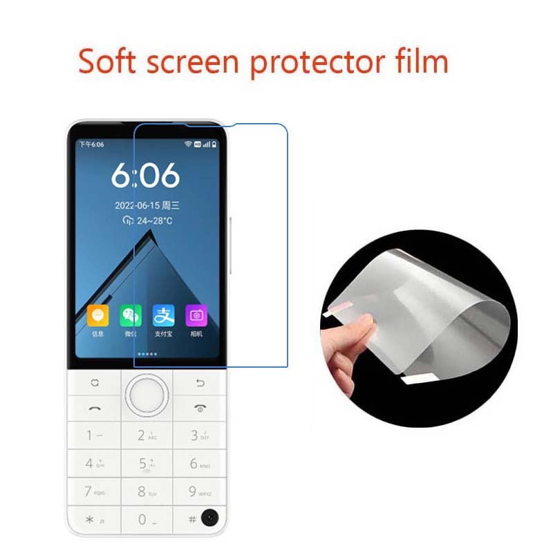 Matte Anti-Glare/Clear HD Soft PETปกป้องหน้าจอป้องกันฟิล์มสําหรับDuoqin QIN F22/F22 Proโทรศัพท์มือถื