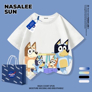 [จัดส่งในวันเดียวกัน] เสื้อยืดผ้าฝ้ายแท้น่ารัก พิมพ์ลายลูกสุ…