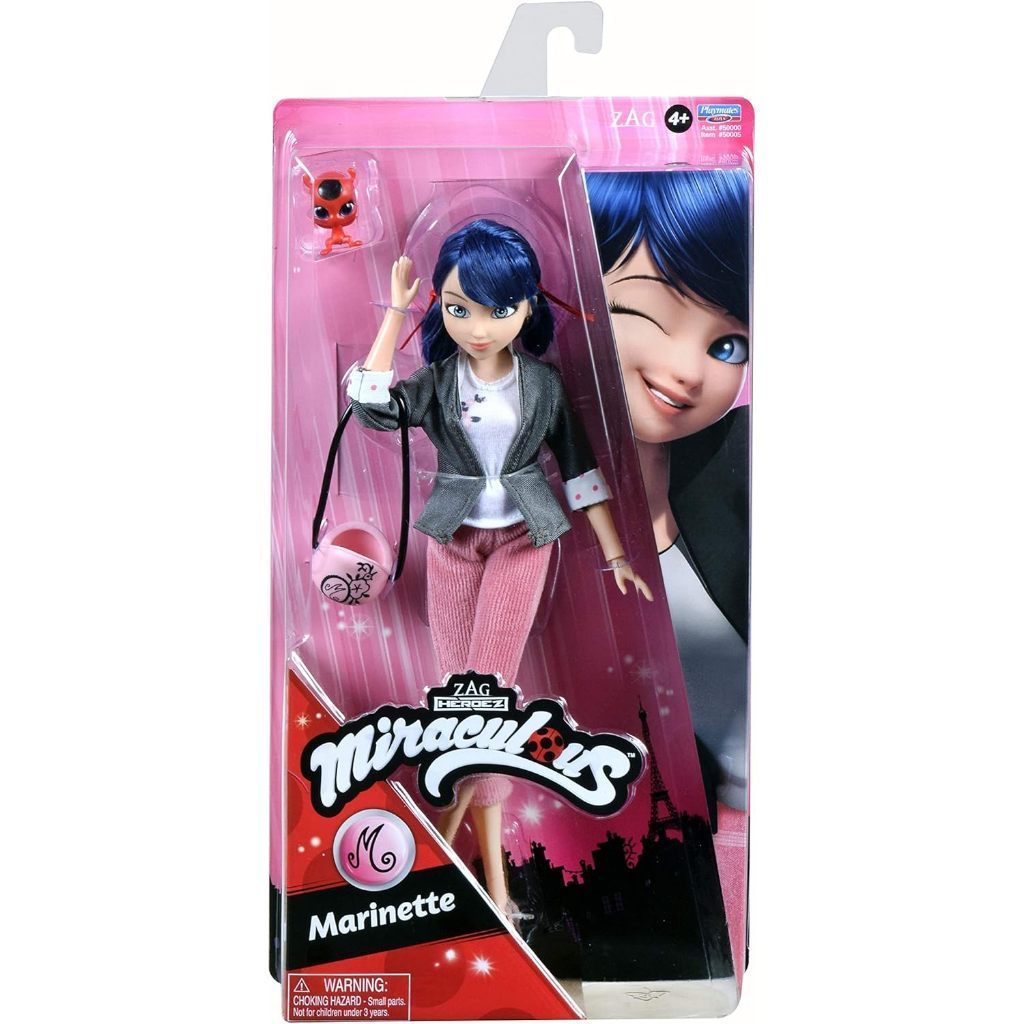 BANDAI BANDAI Miraculous: เรื่องราวของ Ladybug และ Black Cat-Marinette 26 ซม. ตุ๊กตาแฟชั่นพร้อมอุปกร