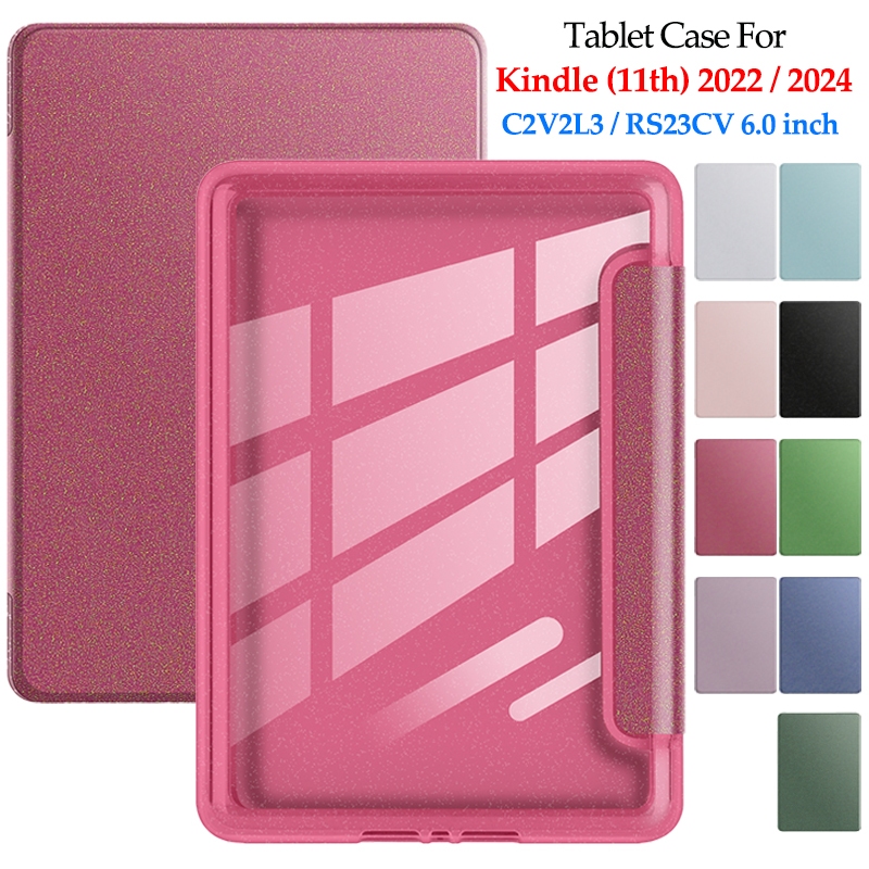 สําหรับ Kindle 11th Gen 6.0 2022 2024 อะคริลิคกันกระแทก E-Book กรณี RS23CV C2V2L3 พร้อม Smart Wake