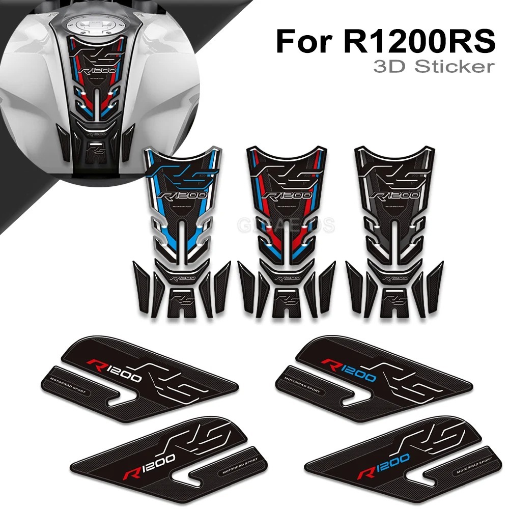 สําหรับ BMW R1200RS R 1200 RS R1200 R1200RS รถจักรยานยนต์ถัง Pad ด้านข้าง Grips แก๊สการใช้น้ํามันเข่