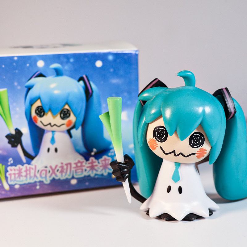 7 ซม.อะนิเมะ Hatsune Miku ตุ๊กตา Kawaii ตกแต่งโต๊ะ PVC Action Figures Collection ตุ๊กตาของเล่นเทศกาลของขวัญ