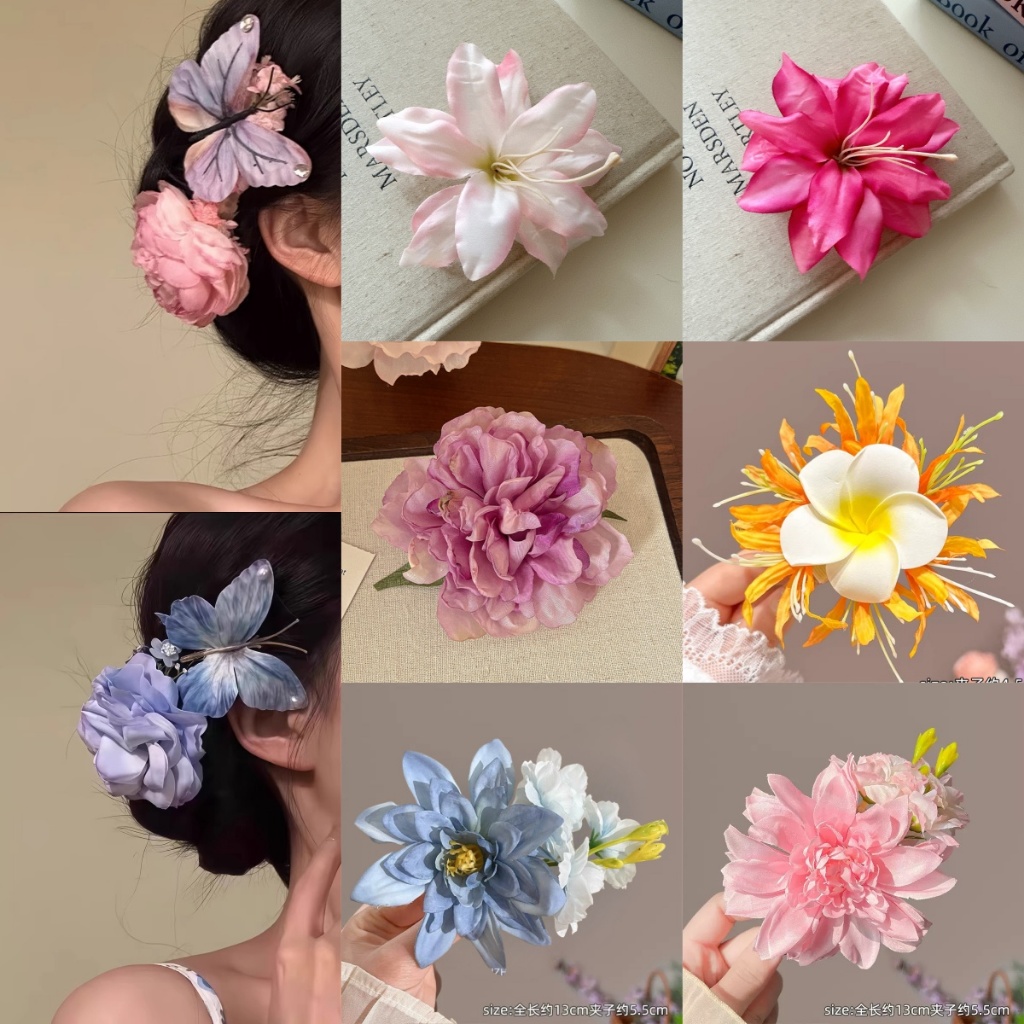 กิ๊บติดผมดอกไม้สำหรับวันหยุดและริมทะเล พร้อมสร้างความสวยงามในการถ่ายภาพ
