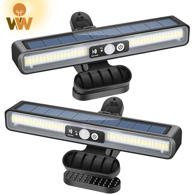 5630 led โคมไฟสนาม พลังงานแสงอาทิตย์ กันน้ำ โคมไฟคลิปแบบพกพา ไม่จำเป็นต้องเดินสาย ติดตั้งง่าย
