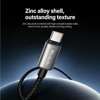 Mcdodo สาย USB-C 240W พร้อมจอแสดงผลหน้าจอสัมผัสสี 480Mbps การถ่ายโอนข้อมูลความเร็วสูง CA-875