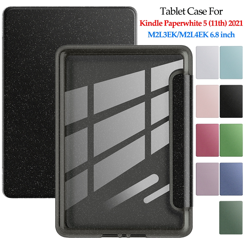 สําหรับ KINDLE Paperwhite 11th 6.8 อะคริลิคกันกระแทก E-Book กรณี Paperwhite5 M2L3EK M2L4EK พร้อม Sma