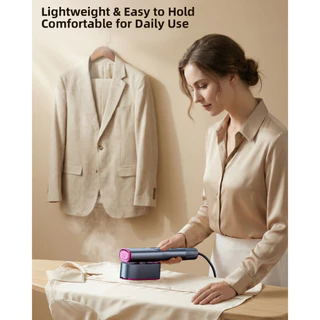 Dr.flash เตารีดพกพา 2in1 แห้งเปียก กำลังสูง ไอน้ำแรง พับได้ ฆ่าเชื้อ99.99% Handheld Garment Steamer สำหรับเดินทาง หอพัก ครอบครัว