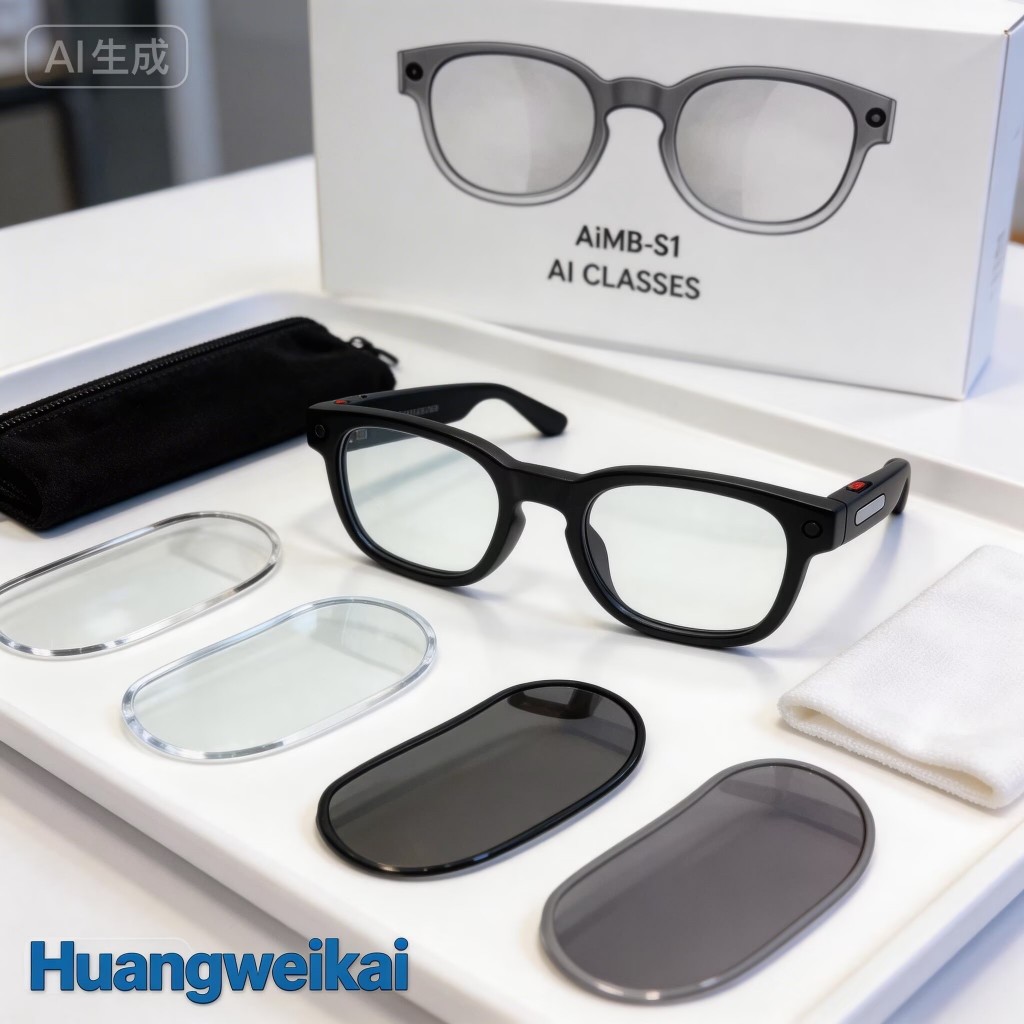 TOP 1 ล่าสุด 2026 S1 Wi-Fi สมาร์ท Al กล้องแว่นตาบลูทูธแว่นตา HD Call Voice Assistant Anti Blue-Light