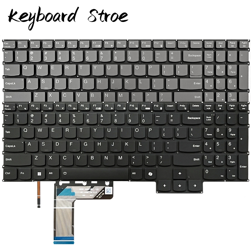 LOQ 15ARP9 Lenovo สําหรับ 15AHP9 15IAX9 15IRX9 15IAX9I แป้นพิมพ์แล็ปท็อปเปลี่ยน Backlight US pxb6