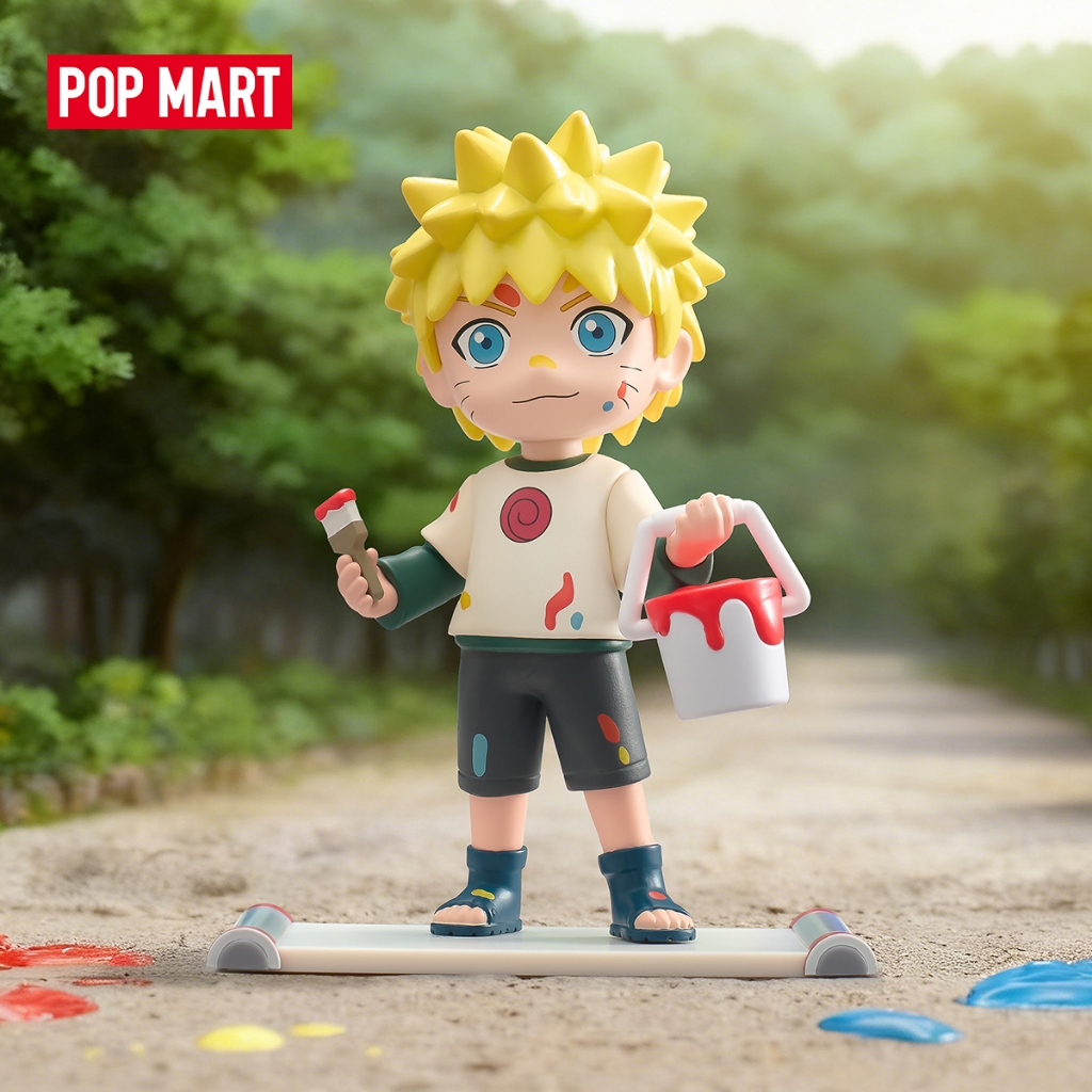 POP MART NARUTO SHIPPUDEN Childhood Series Figures Blind Box Action Toys Collectable Figure Birthday Gift Kid Toy
