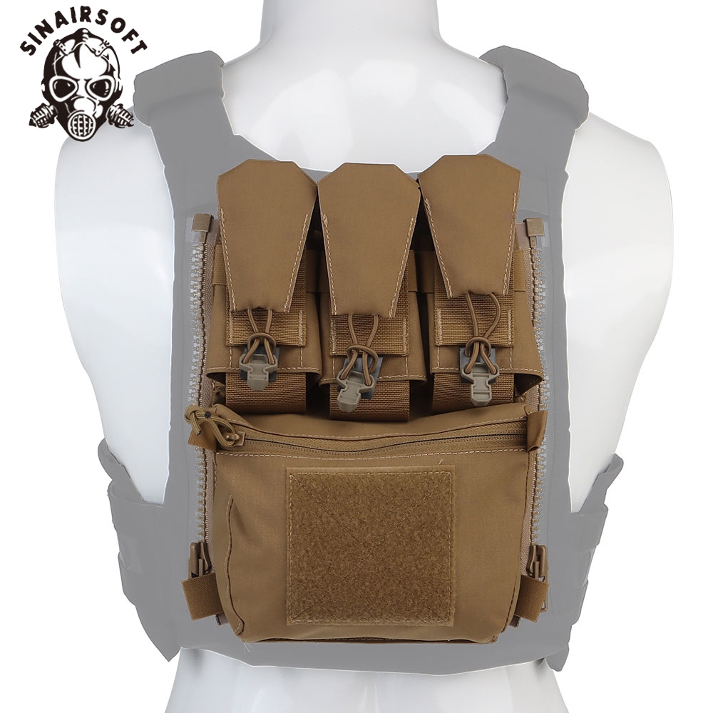 SINAIRSOFT Outdoor FCV Vest Back Panel Combine Extended Storage Bag