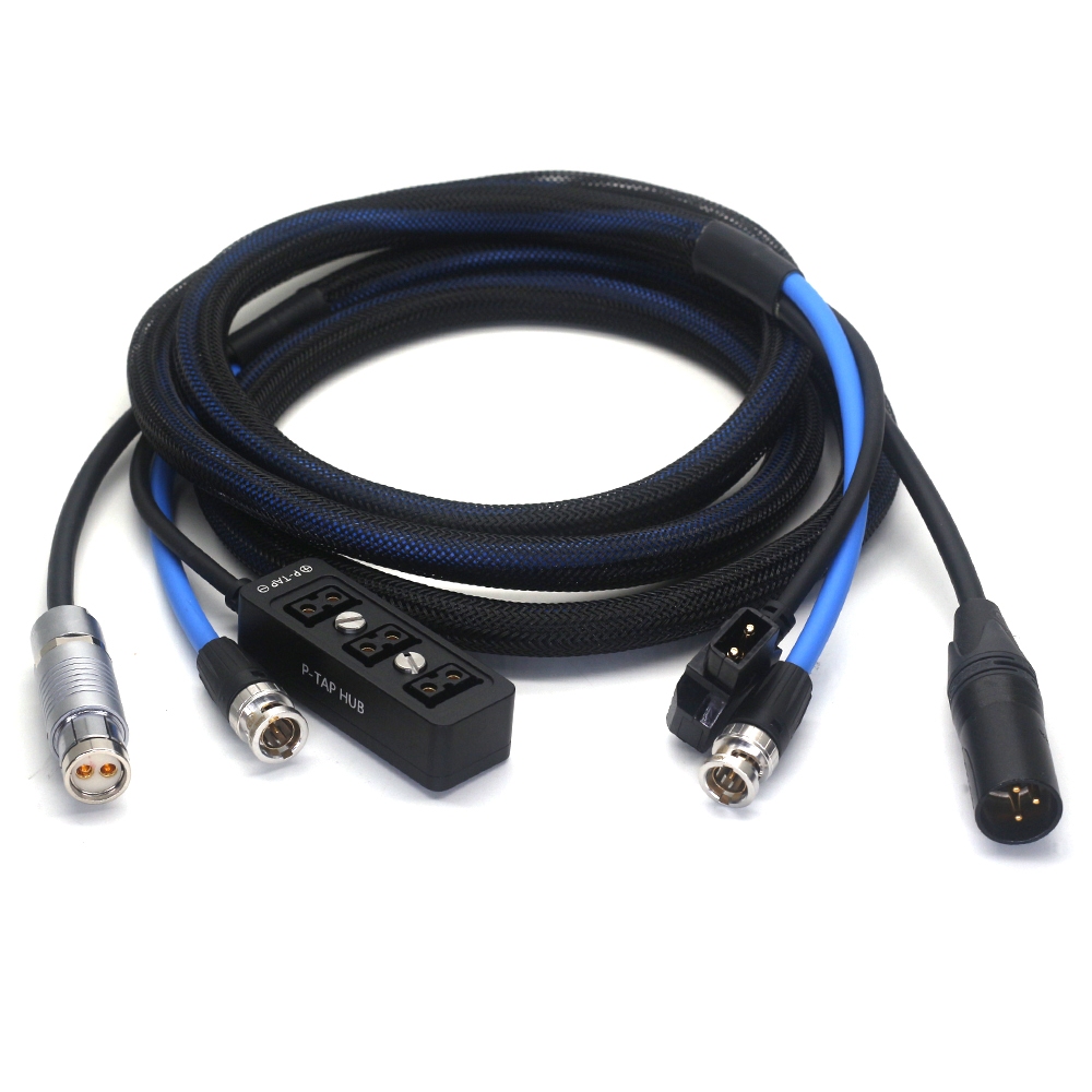 สายไฟ XLR 3Pin to Fischer 2Pin หญิงและ SDI DTAP จําหน่ายสําหรับ ARRI Alexa LF XT SR3 LT 435 535