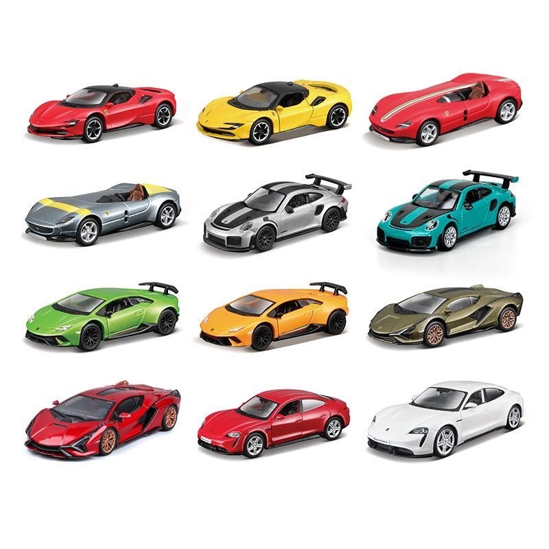 Maisto 1: 64 Porsche 911 GT2 RS Taycan Turbo SS จําลองรถสปอร์ตรถคอลเลกชันเครื่องประดับ