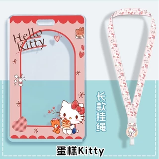 พร้อมสต็อกใส Hello Kitty หดเชือกเส้นเล็กผู้ถือบัตร ซานริโอหลายอุปกรณ์เสริมบัตรง่ายผู้ถือบัตรป้องกันการสูญหายกรณีกระเป๋าเสน่ห์ควบคุมการเข้าถึงรถบัส นาย