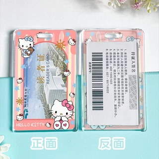 พร้อมสต็อกใส Hello Kitty หดเชือกเส้นเล็กผู้ถือบัตร ซานริโอหลายอุปกรณ์เสริมบัตรง่ายผู้ถือบัตรป้องกันการสูญหายกรณีกระเป๋าเสน่ห์ควบคุมการเข้าถึงรถบัส นาย