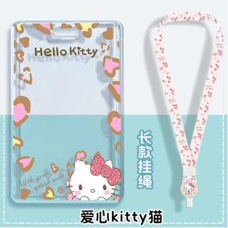 พร้อมสต็อกใส Hello Kitty หดเชือกเส้นเล็กผู้ถือบัตร ซานริโอหลายอุปกรณ์เสริมบัตรง่ายผู้ถือบัตรป้องกันการสูญหายกรณีกระเป๋าเสน่ห์ควบคุมการเข้าถึงรถบัส นาย
