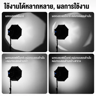 Ambitful ซอฟท์บ็อกซ์ ทรงแปดเหลี่ยม ขนาดเล็ก 30 ซม. PS30 SE 50 ซม. PS50 SE ปลดไว พร้อมช่องรังผึ้ง สําหรับไฟแฟลช LED