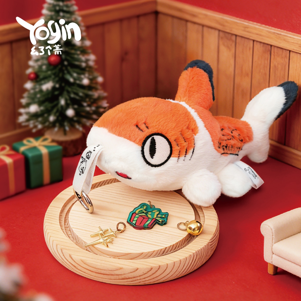 ของแท้ Sharkitty 20 ซม. ตุ๊กตานุ่มจี้ กล่องสุ่ม การ์ตูนน่ารัก ของขวัญวันเกิด