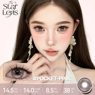 Starlens 10 ชิ้นคอนแทคเลนส์สําหรับ 1 วันใช้สีดํา/สีเทา/สีน้ําตาล 14.2-14.5 มม.ตาโตเกรด 0-8