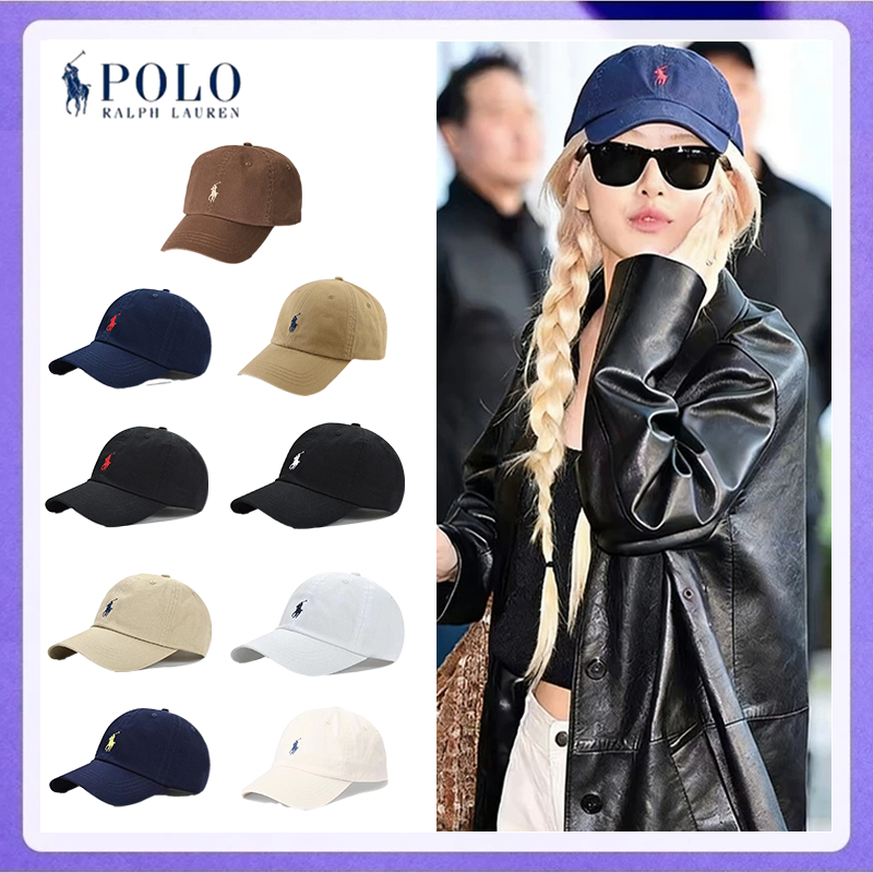 หมวก Polo Ralph Lauren แท้ 100% หมวกเบสบอลผ้าฝ้าย