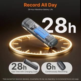 Saramonic Air SE ไมค์ไร้สาย ตัดเสียงรบกวน ขับเคลื่อนด้วย AI ไมค์อัดเสียง แท้ แบบหนีบและแบบมือถือ