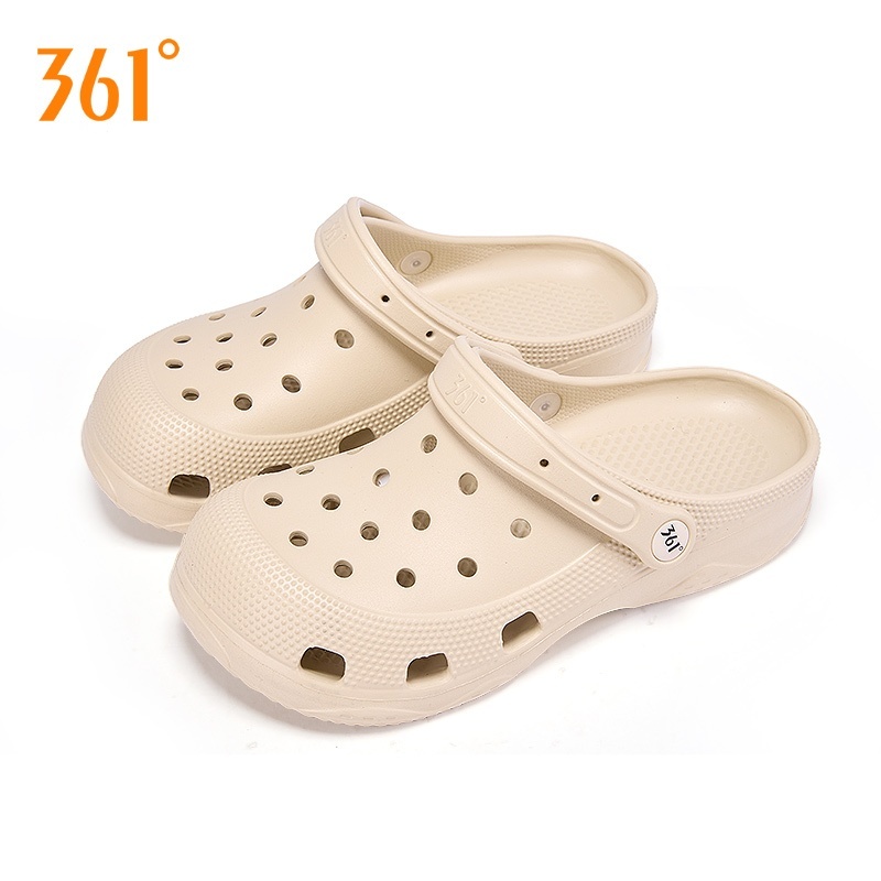 361 Degrees Moyu Clogs Pioneer EVA Couple รองเท้าแตะ พื้นรองเท้าดีไซน์เฉพาะคู่ กันลื่น รองเท้าหัวโต ระบายอากาศ รองเท้าหัวโต