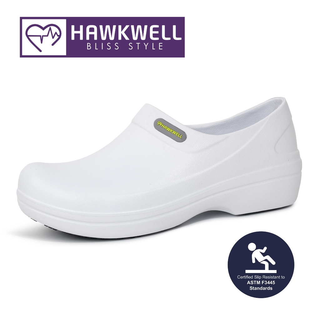 Hawkwell ผู้หญิงพยาบาล Clogs กันน้ํา EVA รองเท้าทํางานสําหรับหมอพยาบาล Anti-slip โรงพยาบาลรองเท้าน้ําหนักเบา-Francia/3520