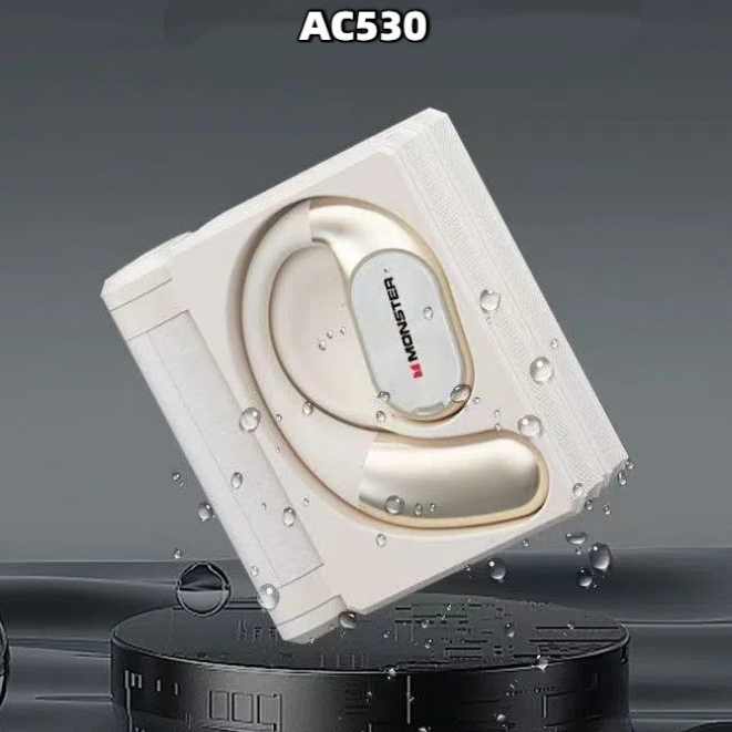 ขาย Monster แขวนหูประเภทชุดหูฟังบลูทูธไร้สาย AC530 หูฟังกีฬาหูฟังไม่ชนิดใส่ในหู Bone Conduction กีฬา