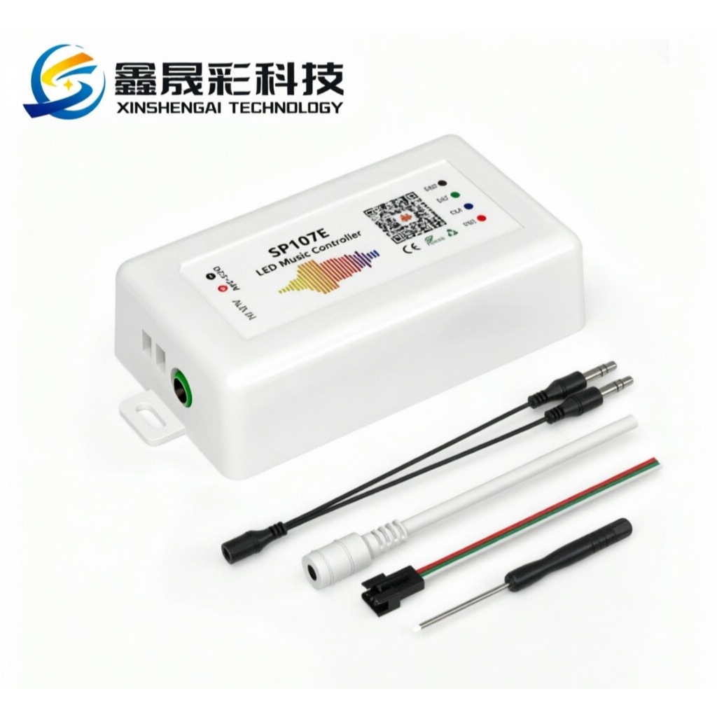 SPI 107E LED บลูทูธควบคุมเพลง WS2811 WS2812B WS2815 WS2813 SK6812 RGB/RGBW