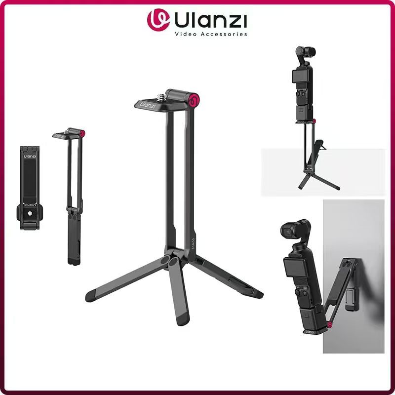 Ulanzı MA66 Magnetic Quick Release ขาตั้งกล้องสําหรับ DJI Pocket 3/4 พร้อม Arca-Swiss Uka Hook Action Camera Holder ขาตั้งกล้อง Mount