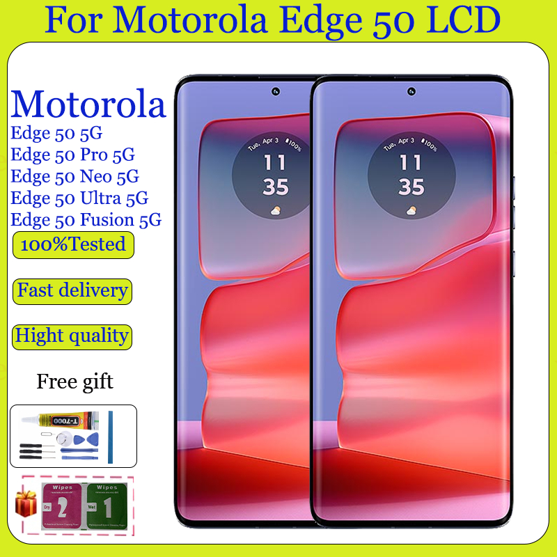 Original AMOLED สําหรับ Motorola Edge 50/ Edge 50 Neo/ Edge 5o Pro/ Edge 5o Ultra/ Edge 5o Fusion จอ