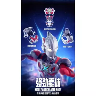 ▲KKangT▲ Blokees Action Figures - BLOKS ULTRAMAN Galaxy Version S Vol.02 GVS-02