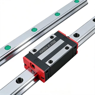 HLTNC 2 ชิ้น HGR15 HGR20 Square Linear Guide Rail 200 มิลลิเมตร-900 มิลลิเมตร + 4 ชิ้น HGH15CA HGW15CC HGH20CA HGW20CC สําหรับ CNC Router แกะสลัก
