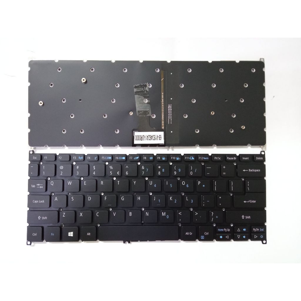 US Layout แป้นพิมพ์แล็ปท็อปสําหรับ Acer Aspire R14 R5-471T R5-431T R7-372T R5-471 R5-471T 6B.G7TN5.0