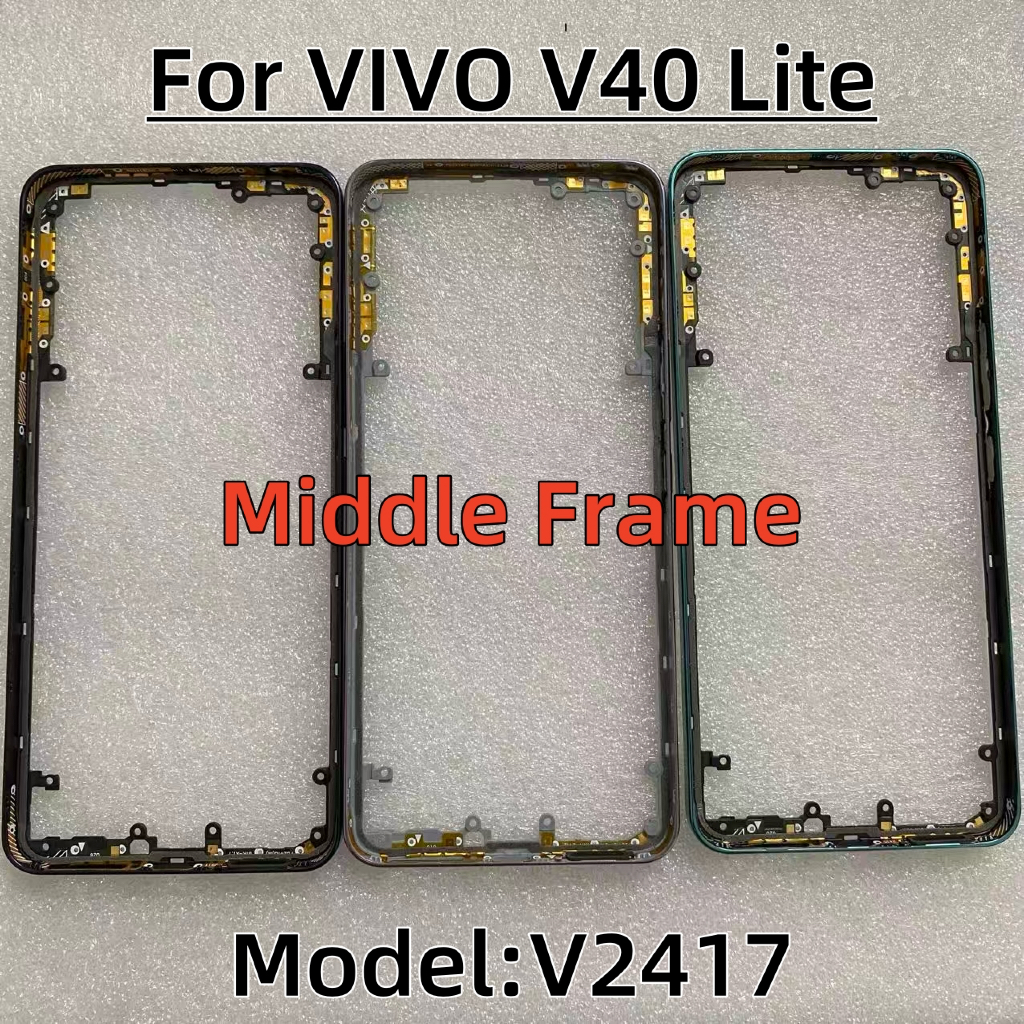 กรอบกลางสําหรับ vivo v40 lite v2417 กลาง Bezel แชสซีเชลล์อะไหล่