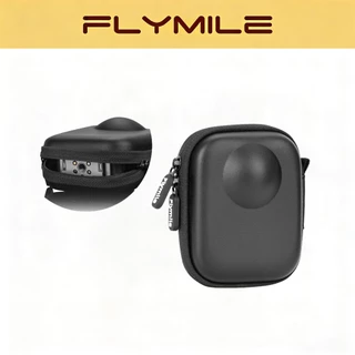 Flymile Mini กระเป๋าถือสําหรับ DJI Osmo 360/2 อุปกรณ์เสริมแบบพกพา Splash-Proof ป้องกัน Hard Shell กระเป๋าเดินทางพร้อม Carabiner สําหรับการเดินทาง Vlogging
