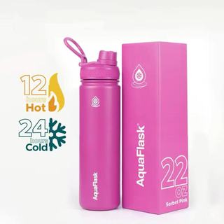 (22oz) Wide mouth w/ flip cap Vacuum Insulated Stainless Steel Drinking Water Bottle